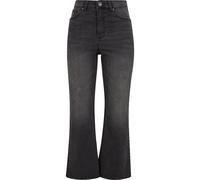 Urban Classics Cropped Flared Jeans Noir 30 Femme
