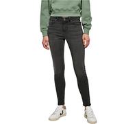 Urban Classics Jean Skinny pour Femme Taille Moyenne Pantalon, Noir délavé, W27