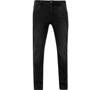 Urban Classics Jean Stretch Homme Jean Noir W38L32 98% Coton, 2% Élasthanne Coupe Straight