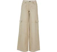 Urban Classics Ladies Low Waist Cargo Denim Offwhite Raw Taille: W31 | Pantalons Cargo Outlet | Femme | Bleu