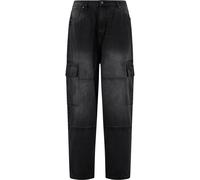 Urban Classics Tapered Heavy Ounce Baggy Cargo Jeans Noir 36 Homme