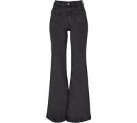 Urban Classics Vintage Flared Jeans Noir 33 Femme