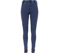Urban Classics Dam Denim Jersey Leggings Sport, Bleu (Indigo), XL Femme