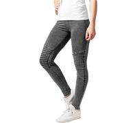 Urban Classics Ladies Denim Jersey Leggings, Gris foncé, XXXXL Femme