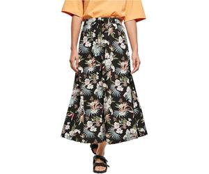Urban Classics Jupe Mi-Longue Viscose Femme Jupe Longue Noir 100% Viscose