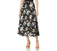 Urban Classics Jupe Midi en Viscose pour Femme, Black Tropical, 5XL