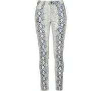 Urban Classics Ladies Animal Stretch Twill Skinny Pants Offwhite Snake Taille: 26 | Pantalons skinny Outlet | Femme | Blanc