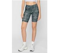 Urban Classics Ladies Aop Cycle Shorts Black/white Taille: S | Leggings de sport Outlet | Femme | Le Noir