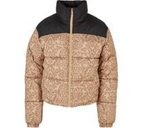 Urban Classics Ladies Aop Retro Puffer Jacket Union Beige Damast Taille: S | Vestes d'hiver Outlet | Femme | Marron