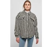 Urban Classics Veste femme Ladies Aop Sherpa Overshirt Blackhoundstooth S