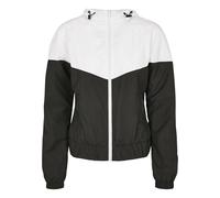 Urban Classics Ladies Arrow Windbreaker Coupe-Vent, Blanc/Noir, S Femme