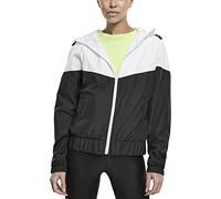 Urban Classics Ladies Arrow Windbreaker Coupe-Vent, Blanc/Noir, XXL Femme