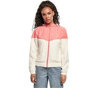 Urban Classics Ladies Arrow Windbreaker Jacket, Rose paleprose/Sable Blanc, XL Femme