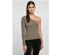 Urban Classics Ladies Asymmetric Longsleeve Olive Taille: XL | Manches longues Outlet | Femme | Vert
