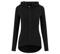 Urban Classics Ladies Athletic Interlock Zip Hoody Sweat-Shirt à Capuche, Noir (7), S Femme