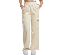 Urban Classics Ladies Baggy Light Terry Sweat Pants, Pantalons Femme, Whitesand,