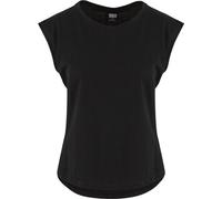 Urban Classics Ladies Basic Shaped Tee noir - XXL