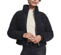 Urban Classics Ladies Boxy Sherpa Puffer Jacket Blouson, Noir (Black 00007), Small Femme