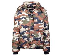 Urban Classics Veste matelassée Boyfriend Camo Rustycamo Femme Marron Taille M