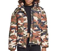 Urban Classics Ladies Boyfriend Camo Puffer Jacket Blouson, Multicolore (Rustica 01456), Medium Femme