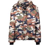 Urban Classics Ladies Boyfriend Camo Puffer Jacket Rustycamo Taille: M | Vestes d'hiver Outlet | Femme | Marron