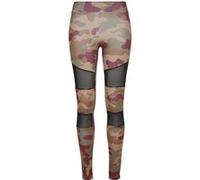 Urban Classics Ladies Camo Tech Mesh Leggings Redwood Camo Taille: XS | Leggings de sport Outlet | Femme | Marron