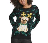 Urban Classics Ladies - Carlin Christmas Sweater noir