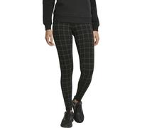 Urban Classics Ladies - CHECK High Waist Leggings noir
