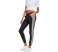 Urban Classics Ladies College Contrast Sweatpants Pantalon, Multicolore (Black/White/Black 01293), W28 (Taille Fabricant: Medium) Femme
