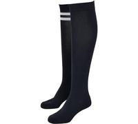 Urban Classics Ladies College Socks 2-Pack, Chaussettes Femme, Navy, 35-38