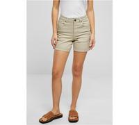 Urban Classics Ladies Colored Strech Denim Shorts Softseagrass - 29