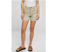 Urban Classics Ladies Colored Strech Denim Shorts Softseagrass - 33