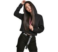 Urban Classics Ladies Contrast Drawstring Hoody Sweat-Shirt À Capuche, Noir (Black 00007), X-Large Femme