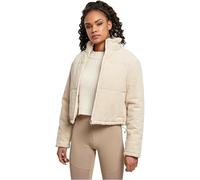 Urban Classics Ladies Corduroy Puffer Jacket, Sable Blanc, XXXXL Femme