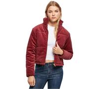Urban Classics Ladies Corduroy Puffer Jacket Vestes, Burgundy, XS Femme