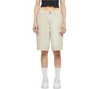 Urban Classics Ladies Cotton Cargo Bermuda Shorts, Softseagrass, 30 Femme
