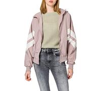 Urban Classics Ladies Crinkle Batwing Jacket Blouson de survêtement, Duskrose/Whites, M Femme