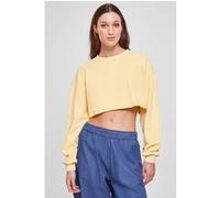 Urban Classics Ladies Cropped Flower Embroidery Terry Crewneck Maillot de survêtement, Vintagesun, XXL Femme