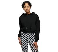 Urban Classics Ladies Cropped Heavy Hoody, Sweatshirt à Capuche Femme, Black,