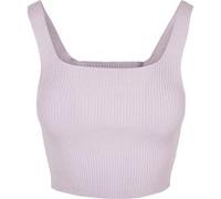 Urban Classics Ladies Cropped Knit Top Lilac Taille: XXL | Débardeurs Outlet | Femme | Mauve