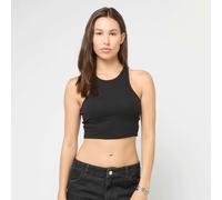 Urban Classics Ladies Cropped Rib Top Femme Tops Noir Taille M Vêtements