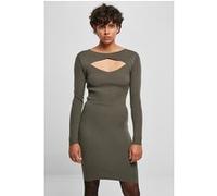 Urban Classics Ladies Cut Out Dress Olive Taille: S | Robes Mini Outlet | Femme | Vert