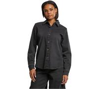 Urban Classics Ladies Denim Shirt Femme Chemise Manches Longues Noir L