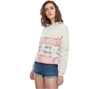Urban Classics Ladies Extended Shoulder Pull Over Jacket Coupe-Vent, Blanc cassé/Summerinka, S Femme