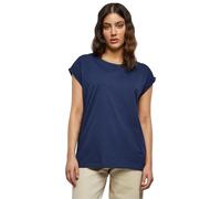 Urban Classics Ladies Extended Shoulder Tee T-Shirt, Darkblue, XXL Femme