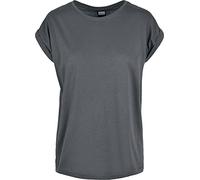 Urban Classics T-Shirt Manches Larges Femme Femme T-Shirt Manches Courtes Anthracite XS