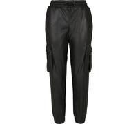 Urban Classics Faux Leather Cargo Pants Noir L Femme
