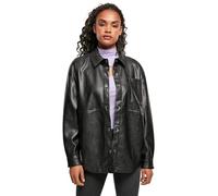 Urban Classics S Faux Leather Over Shirt Noir 3XL Femme