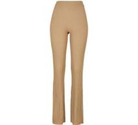 Urban Classics Ladies Flared Rib Knit Leggings Unionbeige Taille: S | Pantalons droits Outlet | Femme