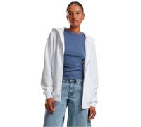 Urban Classics Ladies Fluffy Zip Cardigan White, XS Maillot de survêtement, Blanc Homme